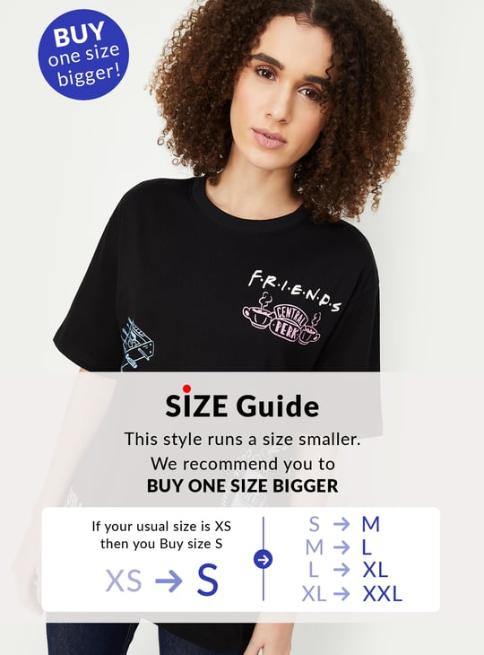Women Friends Printed T-shirt