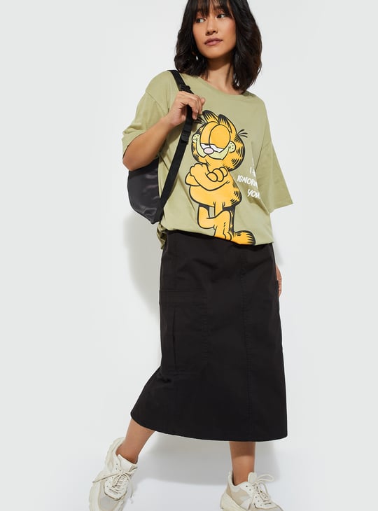 URB_N Women Garfield Printed T-shirt