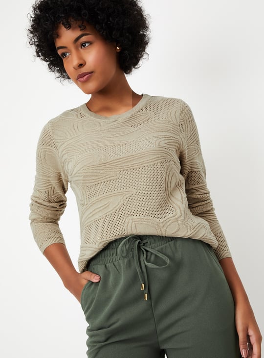 Kalki x Max Women Textured Knit Top