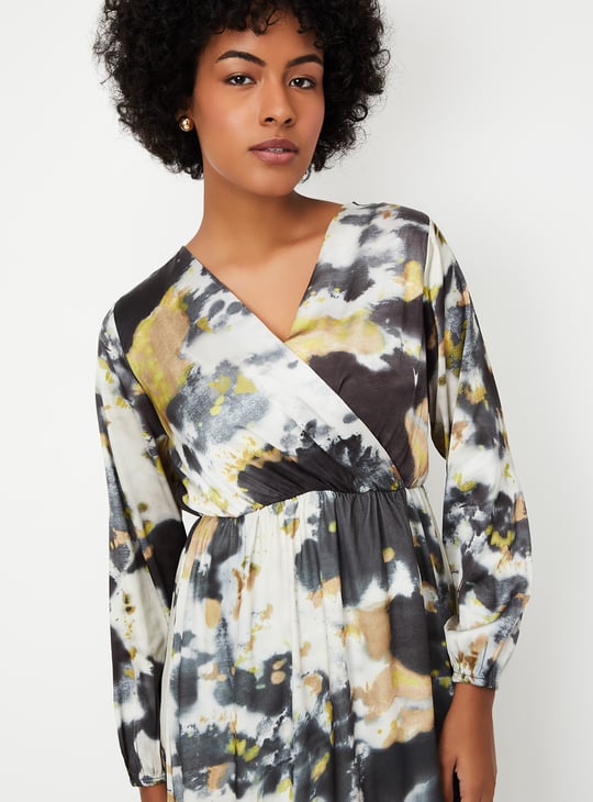 Kalki x Max Women Printed Wrap Dress