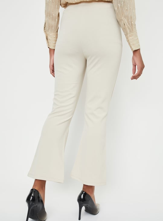 Kalki x Max Women Regular Fit Solid Knit Trousers