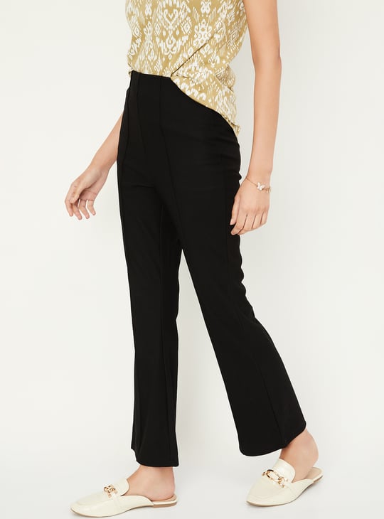 Kalki x Max Women Flared Knit Trousers
