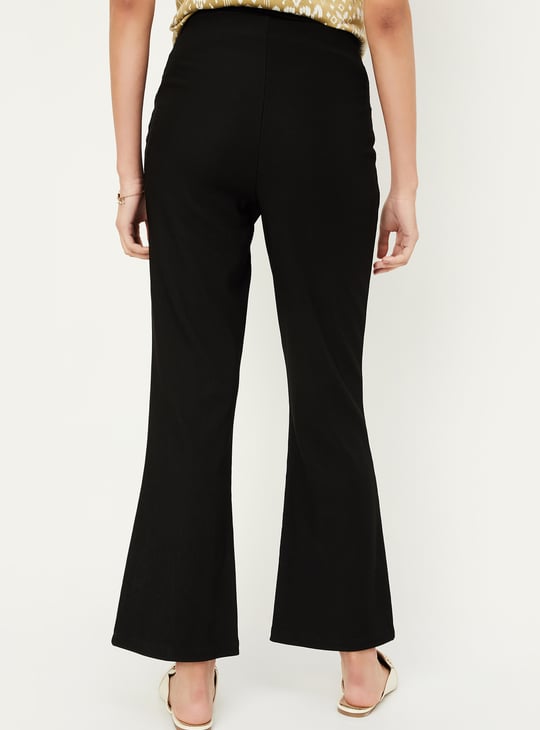 Kalki x Max Women Flared Knit Trousers