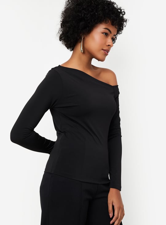 Kalki x Max Women Solid Knitted Top