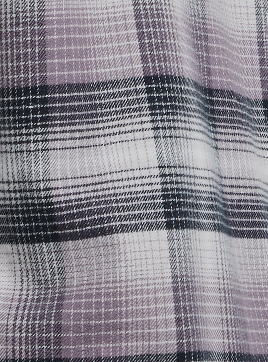 URB_N Men Regular Fit Checked Shirt
