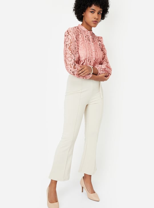 Women Lace Blouse with Camisole