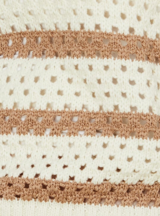 Women Striped Knitted Sweater