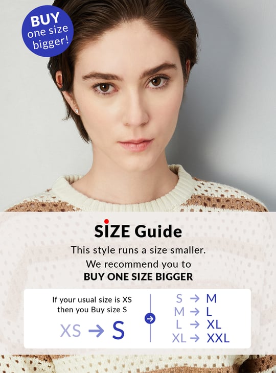 Women Striped Knitted Sweater