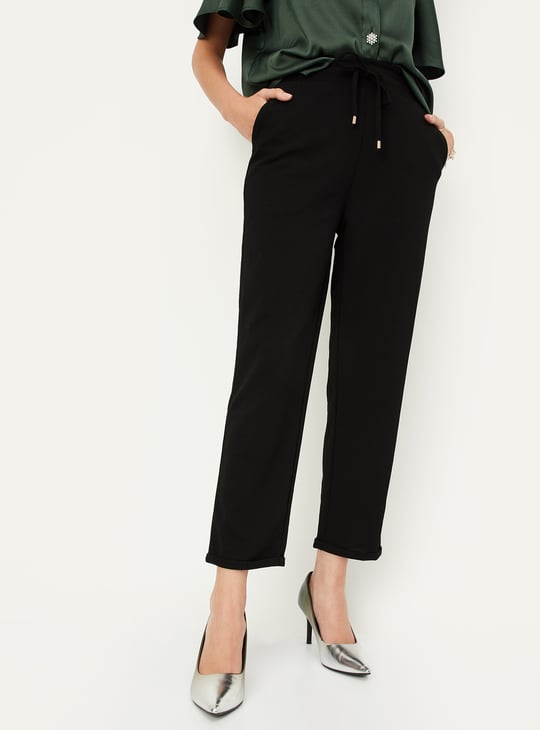 Kalki x Max Women Solid Knit Trousers