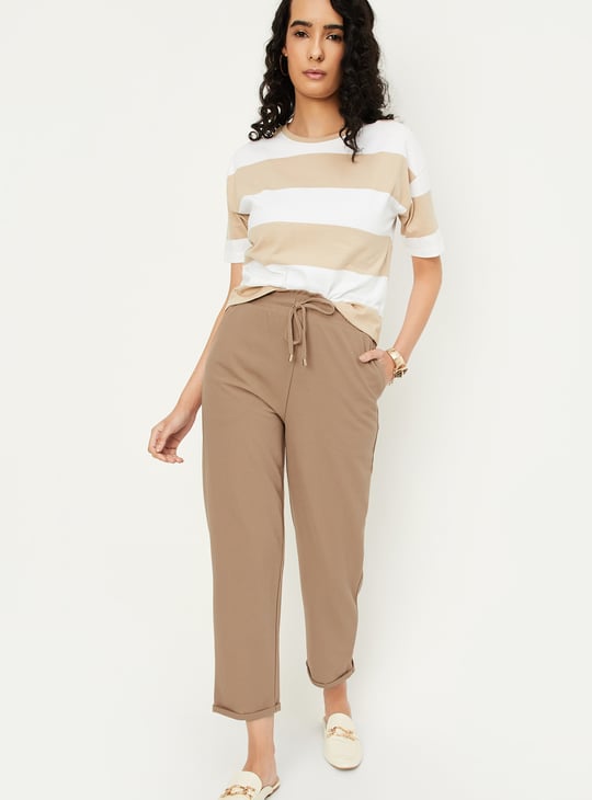 Kalki x Max Women Solid Knit Trousers