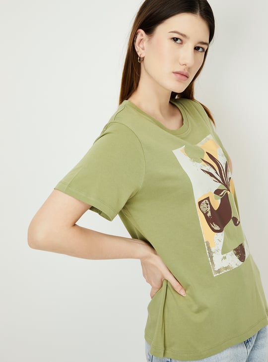 Women Graphic Printed T-shirt