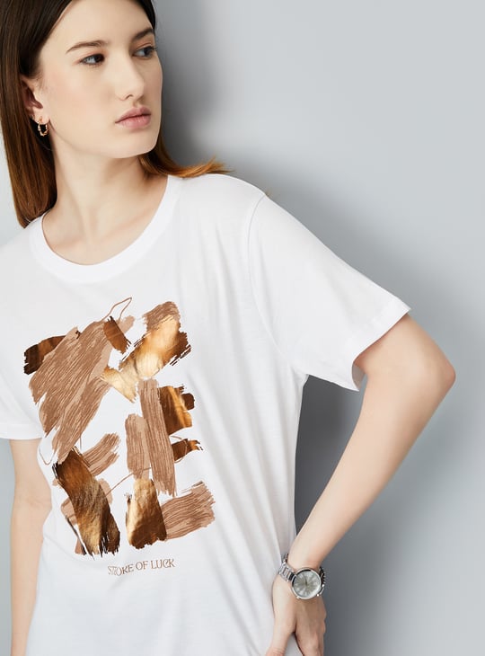 Women Graphic Printed T-shirt