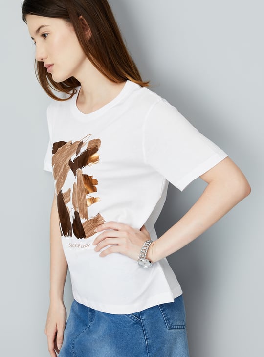 Women Graphic Printed T-shirt