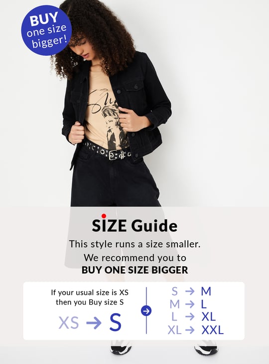 Women Solid Denim Jacket