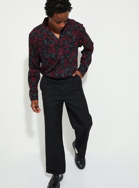 URB_N Men Oversized Printed Resort Shirt