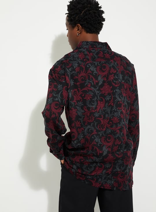 URB_N Men Oversized Printed Resort Shirt