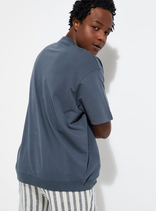 URB_N Men Oversized Solid T-shirt