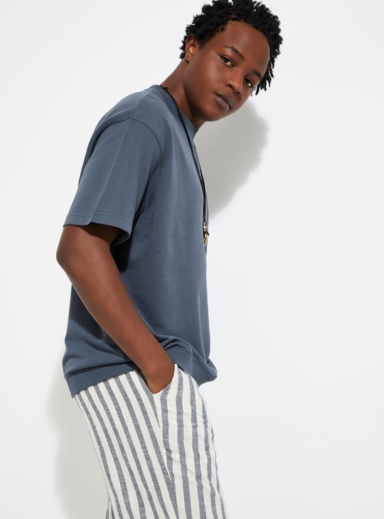 URB_N Men Oversized Solid T-shirt