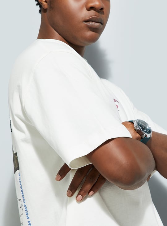 URB_N Men Oversized Back Printed T-shirt