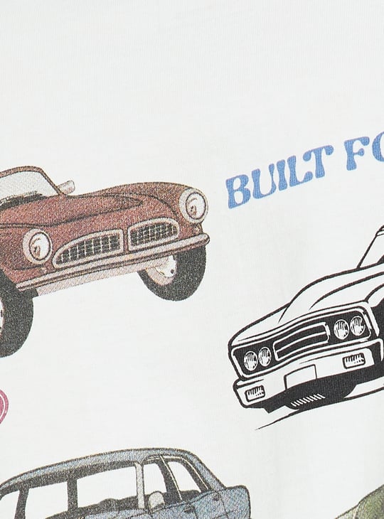 URB_N Men Oversized Back Printed T-shirt