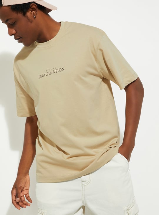 URB_N Men Oversized Back Printed T-shirt