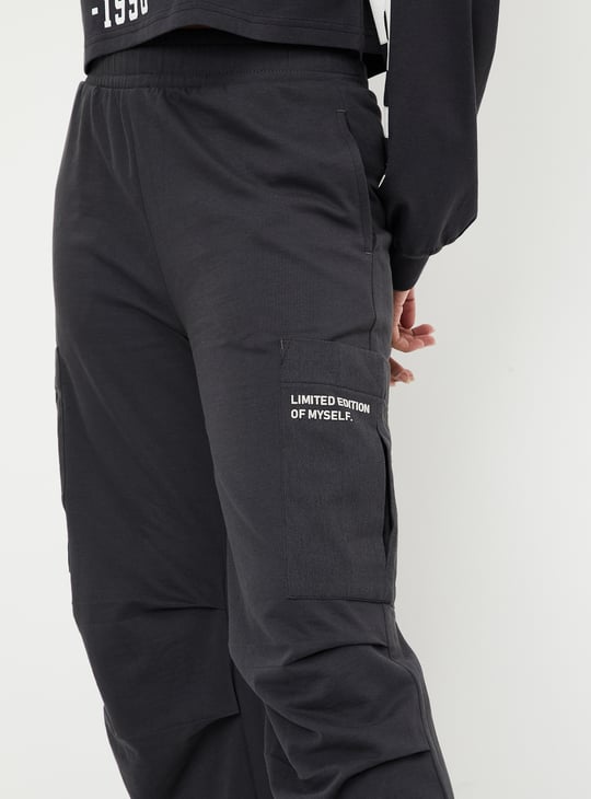 Women Solid Cargo Trousers