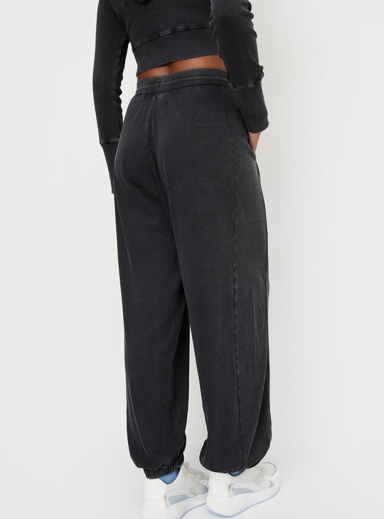 Women Acid Washed Athleisure Joggers