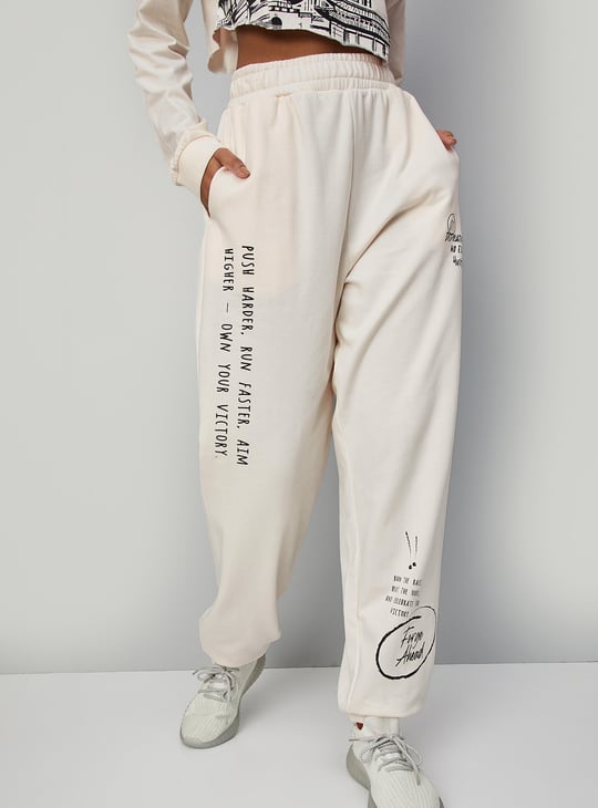Women Printed Athleisure Joggers