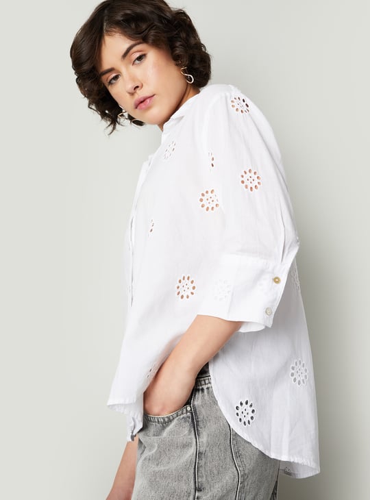 Women Oversized Schiffili Shirt