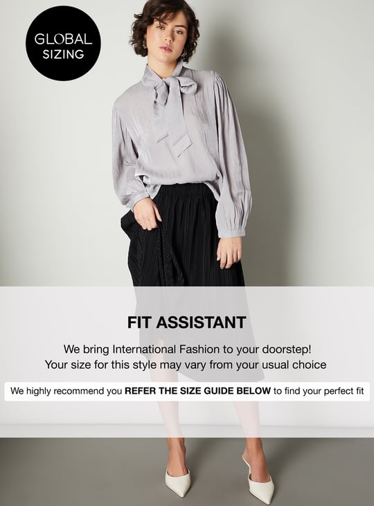 Women Beaded Tie-Up Neck Top