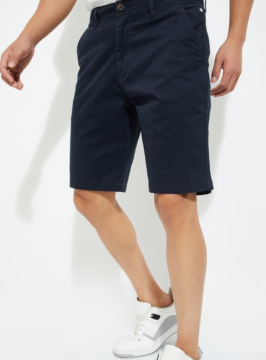 URB_N Men Solid Stretch Shorts