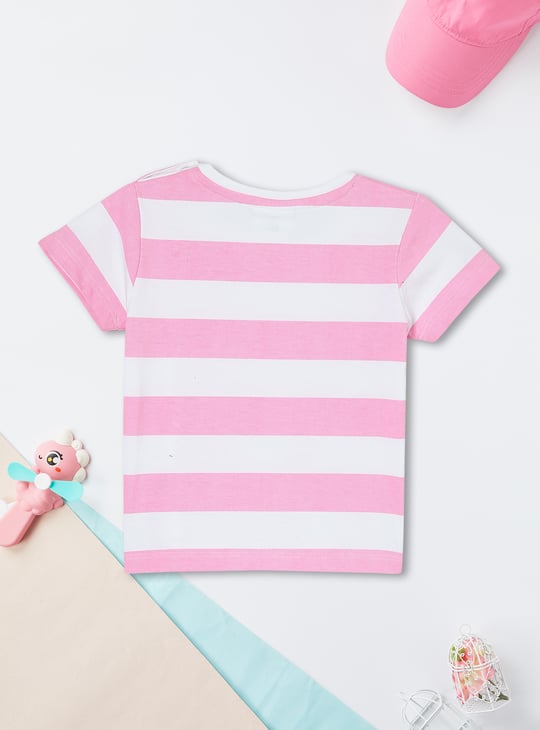 Girls Denim Dungaree with T-shirt