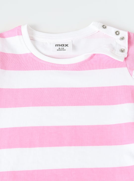 Girls Denim Dungaree with T-shirt