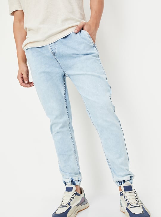Light Blue Jeans Jogger Bershka Mens Jeans Jogger Denim Bershka