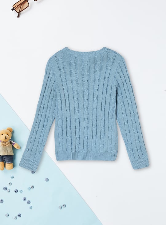 Girls Cable Knit Sweater