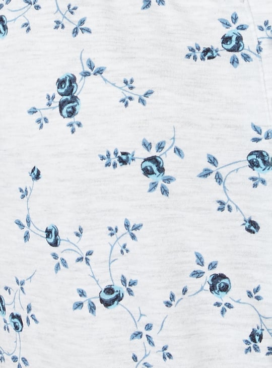 Women Floral Printed Night Gown