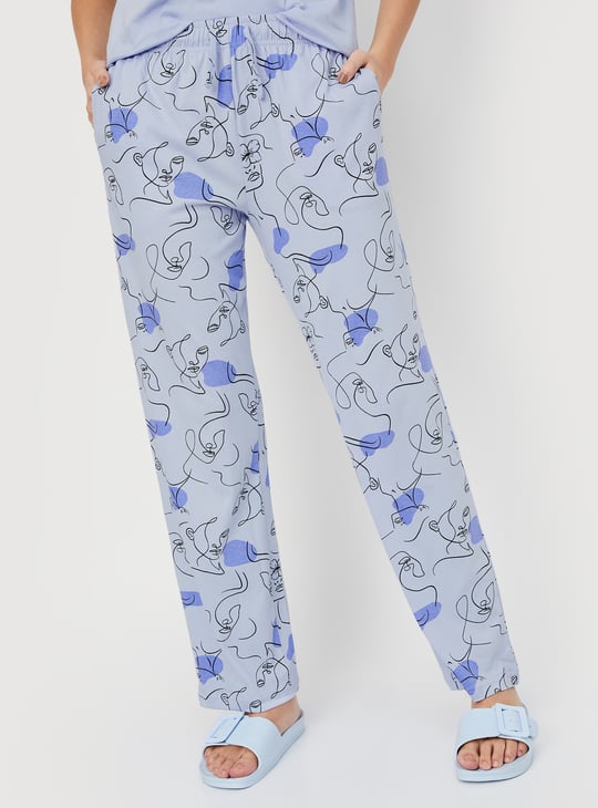 Women Printed PJ Set