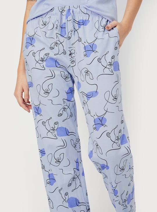 Women Printed PJ Set
