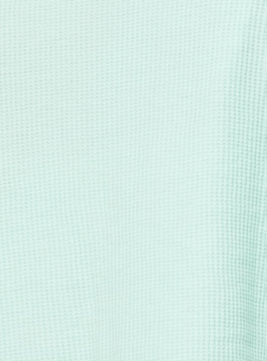 Women Waffle Knit PJ Set