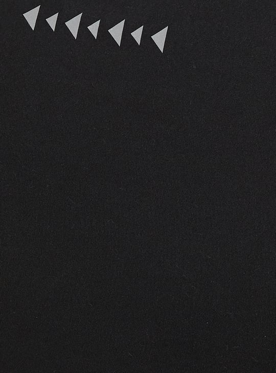 Women Solid Sports Crop Top