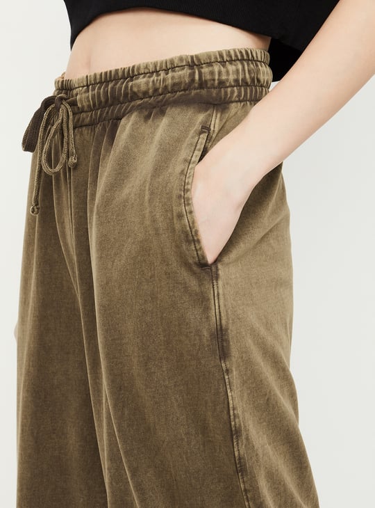 Women Acid Washed Athleisure Joggers