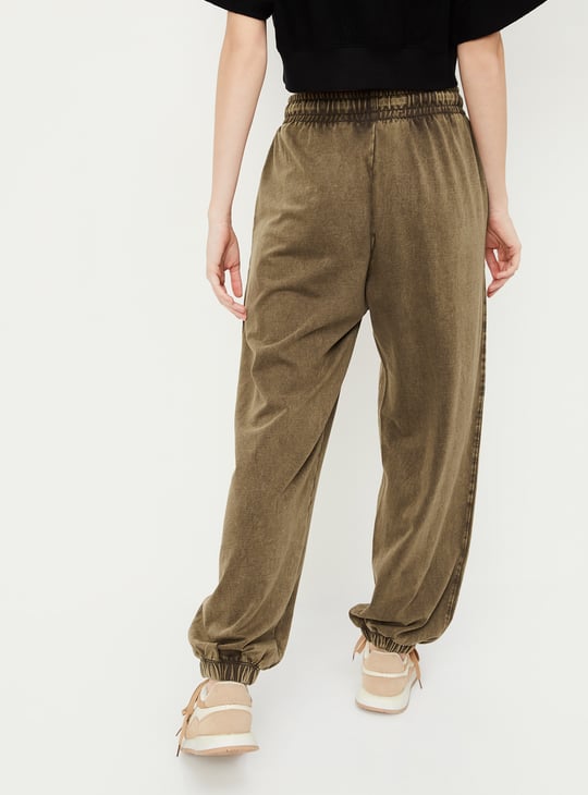 Women Acid Washed Athleisure Joggers