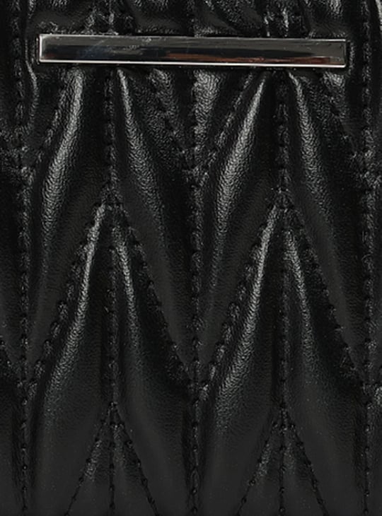 Women Quilted Zip Around Wallet