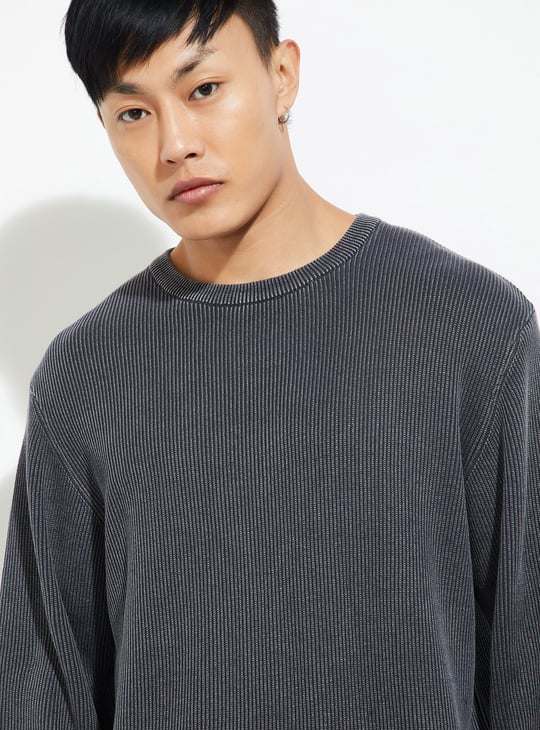 URB_N Men Acid Washed Sweater