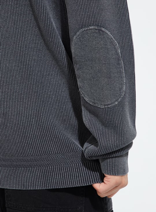 URB_N Men Acid Washed Sweater