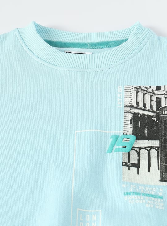 Boys Graphic Printed Sweatshirt