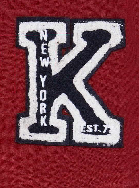 Boys Applique Varsity Jacket