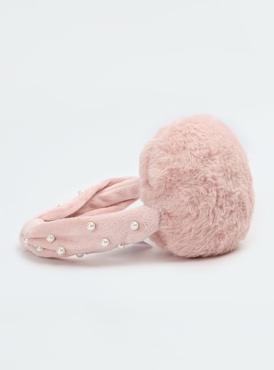 Girls Pearl Embellished Earmuffs