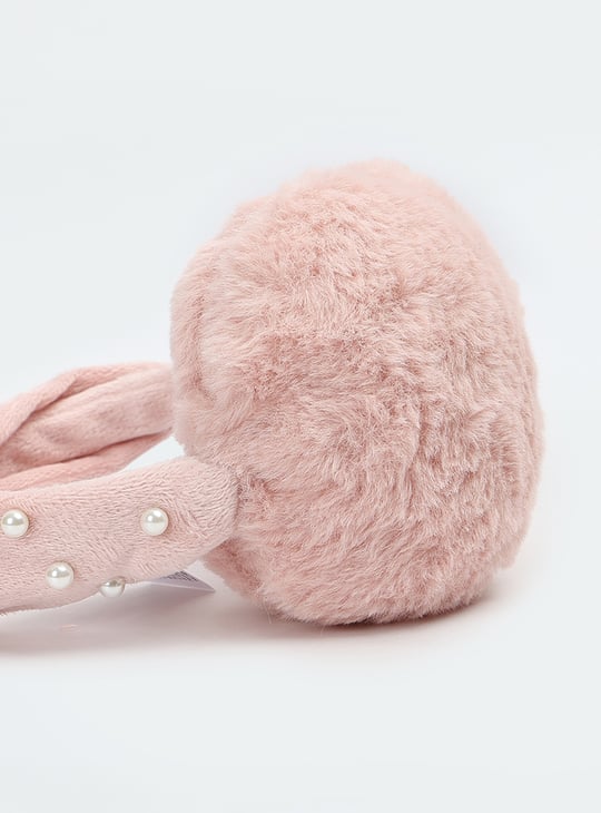 Girls Pearl Embellished Earmuffs