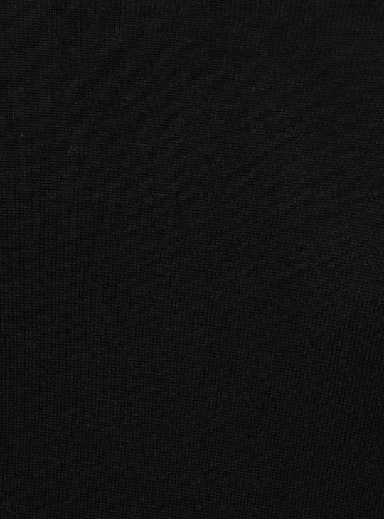 Men Solid High Neck Sweater